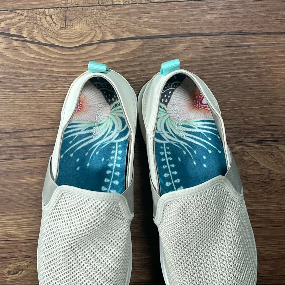 OLUKAI HALE’IWA Slip-On Sneakers Women’s‎ Size 8 Loafers Shoes